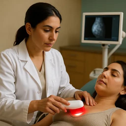Breast cancer screening with Breast Light device and cervical cancer screening