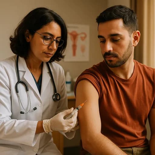 Plasma therapy and Gardasil vaccination